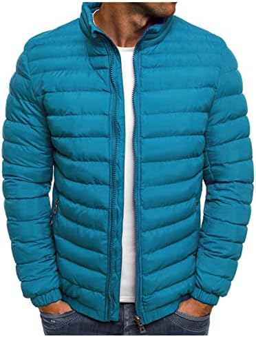 Ymosrh Спортски јакни за мажи Зимски палто топло тенок вклопување густ палто Обичен јакна за надворешна облека на горната блуза варситична