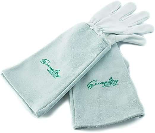 Рок градинарски ракавици за мажи и жени - Трн доказ за козшки кожни ракавици за градинарски ракавици со гаутлет