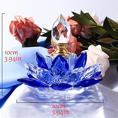 Aobricon Blue K9 Crystal Arcaments Apcory Glass Perfume Botture Lotus цвет занает за домашен декор роденденски подарок