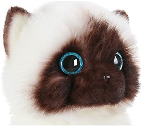 Реална сијамска мачка полнета со животни перница Симпатична рагдол маче каткано играчка играчка сијамска мачка играчки кукла