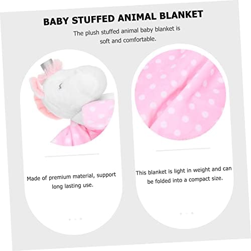 Toyvian Бебеш безбедност ќебето за новороденчиња играчки за новороденчиња, новородени мијалници за новороденчиња, новороденче, полнето животно