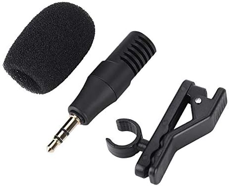 Wendry Mini Microphone, преносен кондензатор микрофон Висока чувствителност за снимање на ниска бучава микрофон 3,5мм приклучок за компјутер/таблет/гласовен