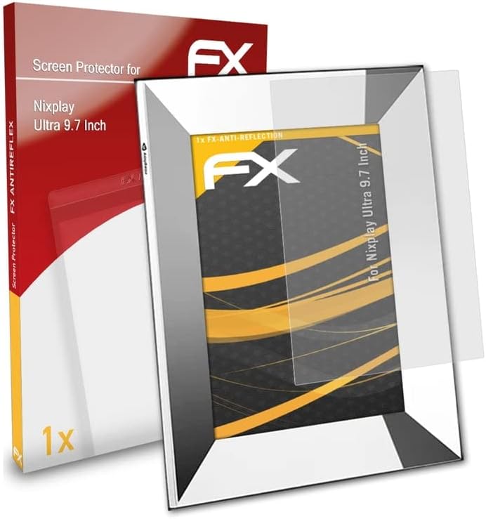Заштитник на екранот Atfolix компатибилен со филмот за заштита на екранот на Nixplay Ultra 9,7 инчи, анти-рефлективен и шок-апсорбирачки FX FX FAST