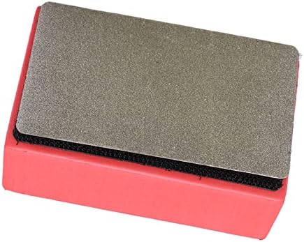 Подлога за пескарење Oumefar, подлога за полирање со дијаманти рециклирано меко лесен сунѓер црвено црно сребро ефикасно за алатки за плочки