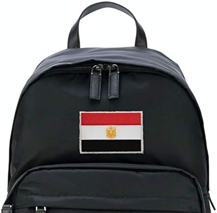 А-Еден 2 парчиња пакувања со пакет со пакет-камера+амблем на знамето на Египет, пустинска карактеристика, шие на железо на кошули со кошули,