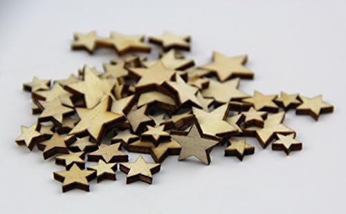 Рајлинедо измешана големина чиста боја Мала starвезда во форма на starвезда во форма на изработка на шиење DIY приближно 50 парчиња