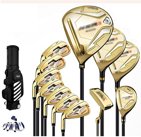 12 парчиња голф поставено-лево лево, со комплетен голф-пакет за голф-клуб поставува професионален голф-клуб графит јаглероден челик вратило