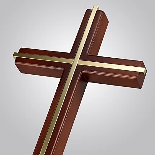 Achиден крст Ахибанг, католички дрвени висечки крстови за wallиден декор, 10 инчи