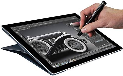 Broonel Black Fine Point Digital Active Stylus Stylus Pen компатибилен со Microsoft Surface GO/Microsoft Surface Pro 6 12.3 “