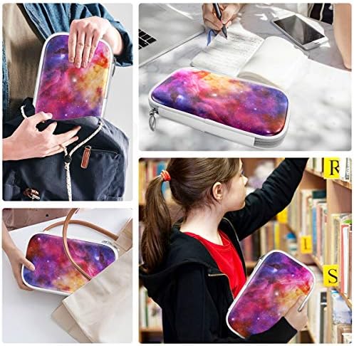 ZZKKO Galaxy Inbula вселенска торба за молив, кутија за патент, држач за молив, организатор стационарна торба за пенкало козметичка