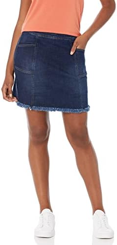 Tutенска женска тенок-сатација на Skort со предни и задни џебови полите