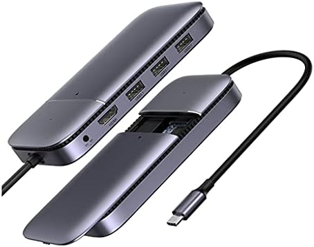 YASEZ USB C ЦЕНТАР USB Тип C 3.1 До M. 2 Б-Клуч 4K 60Hz USB 3.1 10GBPS USB C Центар Сплитер