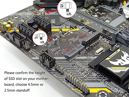 Fairdog PCIe NVME M.2 SSD комплет за завртки за монтирање за матична плоча Асус, 32 парчиња