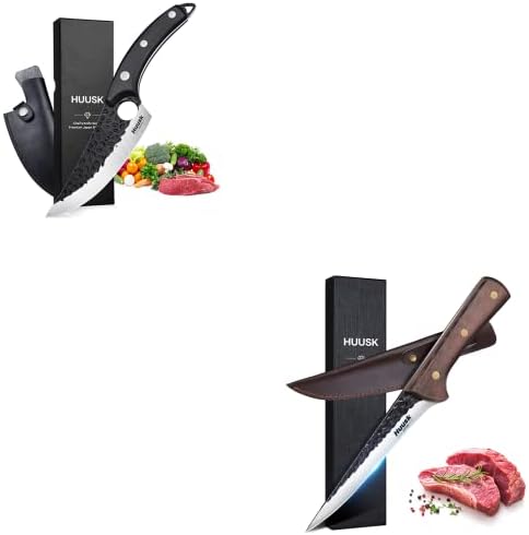 Нож за Коскење хуск За Пакет За Сечење Месо Со Остри Ножеви За Филе За Месо, Риба, Живина