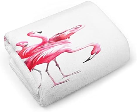 Фламинго рачни крпи лицето за миење на телото меки меки мијалници со слатки печатени за кујна за кујна секојдневна употреба секојдневна