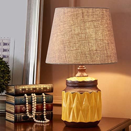 Ламби за табели на Ataay, керамичка биро за ламба, две бои E27 Копче за прекинувач за напојување, читање светилка призматична шема мека