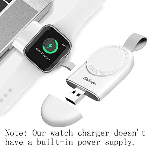 Полнач за Apple Watch, Chihope Магнетски преносен безжичен полнач за iWatch компатибилен за Apple Watch Series SE2 SE1 8 7 6 5 4 3 2 1 44mm 42mm 40mm 38mm
