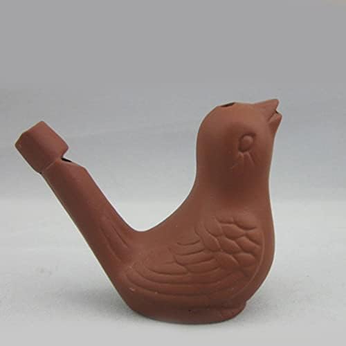 Nuobesty 2pcs Water Bird Whistle Смешна птици свирки играчки производи за бучава птици пеејќи музички играчки за роденденска забава фаворизираат