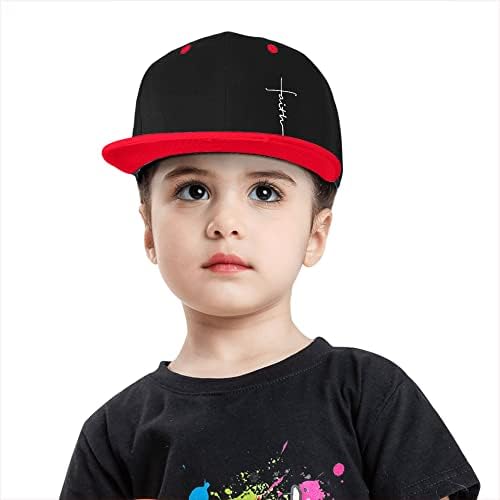 Вера крст лого унисекс бејзбол капа за деца момчиња девојчиња христијански камионџии капачиња за дете