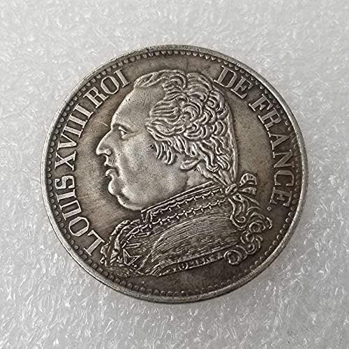 Антички занаети 1815 месинг сребро направете стара колекција 235Coin Комеморативна монета