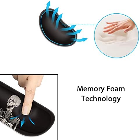 Хонони надградба Зголемување на мемориската пена Поставете подлога за одмор на зглобот на тастатурата, подлога за перница на зглобот