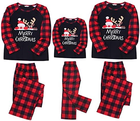 Семејни божиќни пижами сет, Божиќна пижама се поставува за семејство што одговара на Божиќни семејни пижами поставува родител-дете од дете