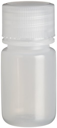 Wheaton 209428 LDPE отпорен на шише шише со широко уста, 8oz со капаче за завртки од 43-410, природно, дијаметар од 61 мм x 125мм висина