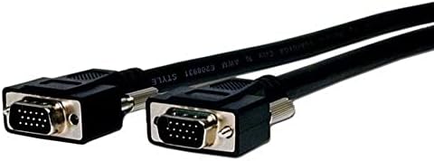 Сеопфатна кабелска професионална серија VGA/QXGA HD 6-FEET 15-пински приклучок за приклучоци, црна