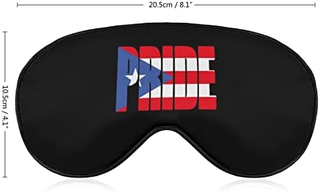 Порторико Знаме Земја Гордост Меки Маски За Очи Со Прилагодлив Ремен Лесен Удобен Превез За Спиење