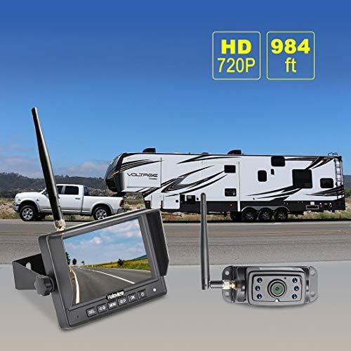 Haloview MC5111 5 '' 720p HD дигитален безжичен резервен систем на камера 5 '' LCD монитор за заден преглед и IP69K водоотпорен