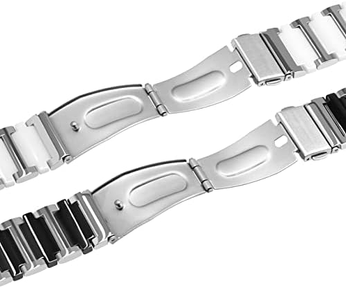 Yisiwera компатибилен со Apple Watch Band 38mm 40mm 41mm 42mm 44mm 45mm 49mm Бела црна керамичка розова златна сребрена нараквица за замена на