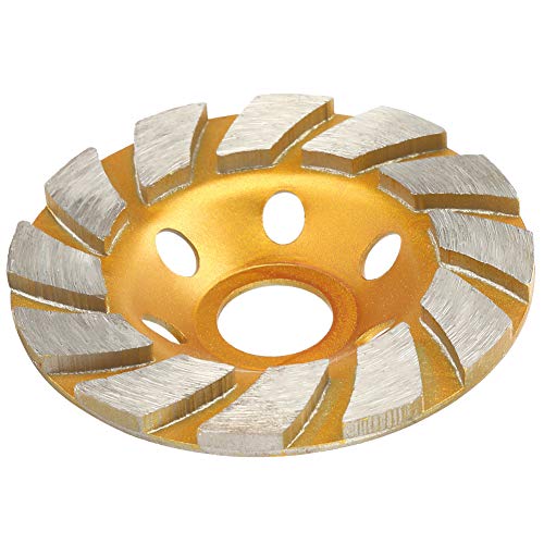 Тркало за мелење на дијаманти, мазен сегмент мелење на диск со висока ефикасност на не -тремор 100мм за керамика за гранит
