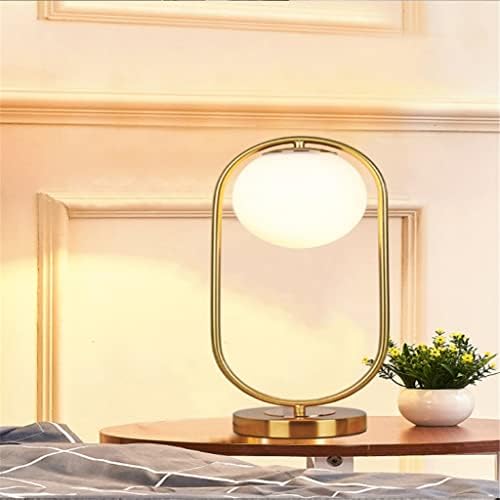 Ylyajy злато црна предводена стаклена топка табела за ламба светло осветлување за студирање во кревет во спална соба дома