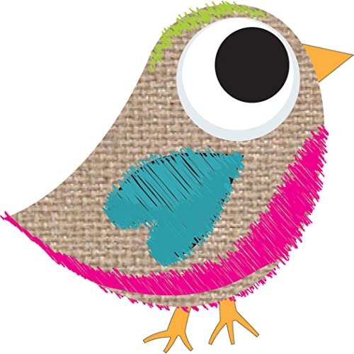 Ешли Продукција Burlap Scribble Owl Магнетна табла за бришење табла