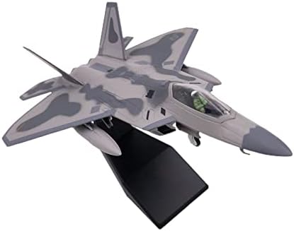 Модели на авиони 1: 100 Поставете за F-22 Fighter Raptor Aircraft Model Model Model With Stand Toy Kids Kids подарок Колекционерски графички