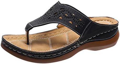 Женски сандали гладијатор рамни сандали удобни рамни сандали лизгачи летни плажа дами римски чевли