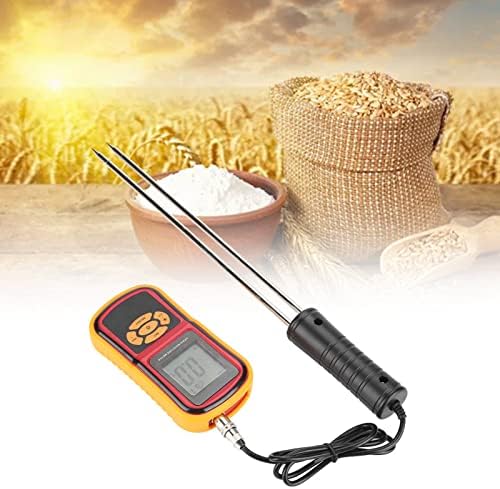 Мерач на влага во Деламан Преносен дигитален ЛЦД зрно Мерач на температура на влага за пченка од пченка од пченка од пченка