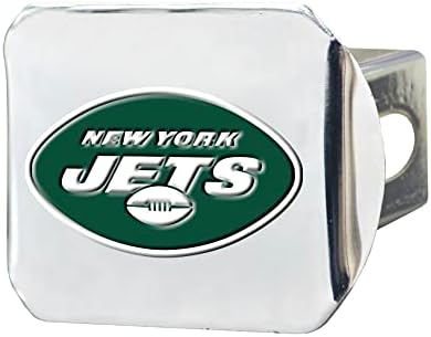 Fanmats 22594 New York Jets Hitch Cover - 3D амблем во боја