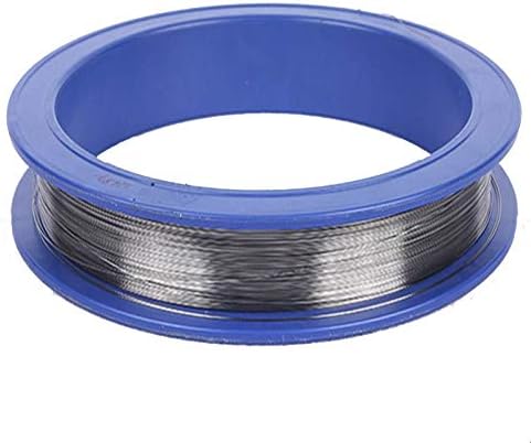 IQQI 99,95% фино жица од волфрам, должина: 1м, лесен за обработка, 0,1 мм/1 метар