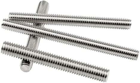 10 парчиња/лот М3 не'рѓосувачки челик целосна нишка шипка со шипка со шипка од шипка од шипка од 20 мм до 250мм
