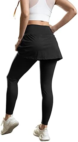 Езобо V во форма на високи половини во форма на половината со здолниште, здобиени хеланки за жени, тенис и голф хеланки со џеб