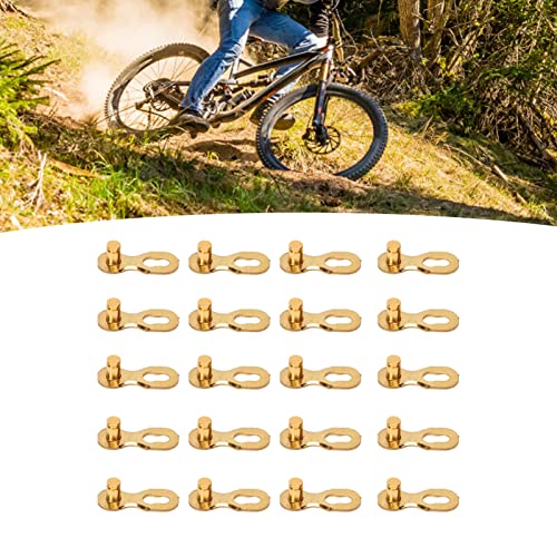 Врска со ланец што недостасува со велосипед, 10 пара 8 Брзина Конектор за велосипед со висока јачина на велосипед за велосипедизам за планински