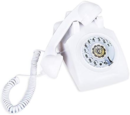 QDID Ретро стил Телефон/Ротари Телефон/Гроздобер Телефон/Класичен биро телефон со ротирачки бирање