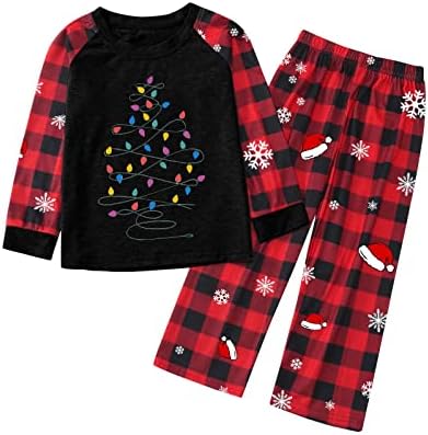 Семејни Божиќни џеми, Божиќни PJs кои одговараат на облека за семејни пижами пижами поставени за семејни Божиќни Божиќни PJS Matchin
