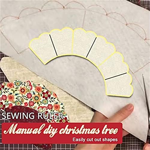 Lianyao рачно изработен сет за ватирање на новогодишни елки, мултифункционален акрилен DIY за шиење на DIY, практична алатка за шиење, алатки за декор, Божиќни шаблони за ?