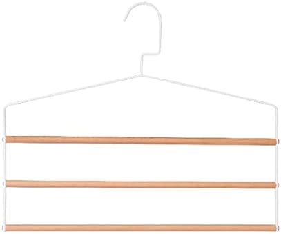 CZDYUF повеќеслојни облеки за закачалки Панталони Организатор за заштеда на простор за заштеда на гардероба за складирање решетки за решетки Панталони