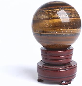 Hongjintian Rock Tiger Eye Gemstone Polished Ball Sphere Природен кварц кристал со слободен штанд за заздравување на телото