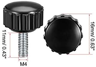Завртки Occus Нови 12 парчиња M4 M5 заклучување на копчето за заклучување на рачката на завртката на копчето за прицврстување