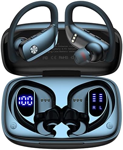 FK Тргување Безжични Слушалки За Realme 6 Bluetooth Слушалки 48 часа Репродуцирајте Спортски Слушалки Со LED Дисплеј Преку Ушни Пупки Со Вградени