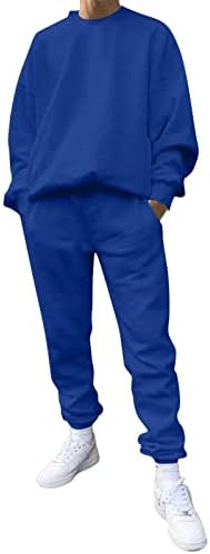 Машки обични цврсти костуми со две парчиња од вратот од рамената ракав за џебни панталони за џебни панталони поставени падови за мажи